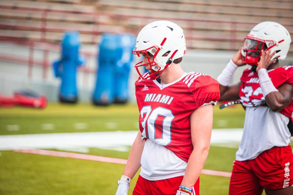 Former Lexington Christian football standout Mason Moore is a true freshman defensive back for the Miami RedHawks. Moore’s father, Marty Moore, was an All-SEC linebacker for Kentucky in 1993. UK and Miami will face each other to open the 2022 football season on Saturday at Kroger Field.