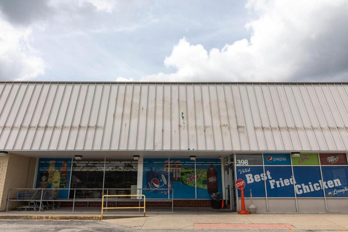 The signage for the Save-A-Lot at 398 Southland Dr. has been removed and renovations have already begun as Critchfield Meats will be is moving in.