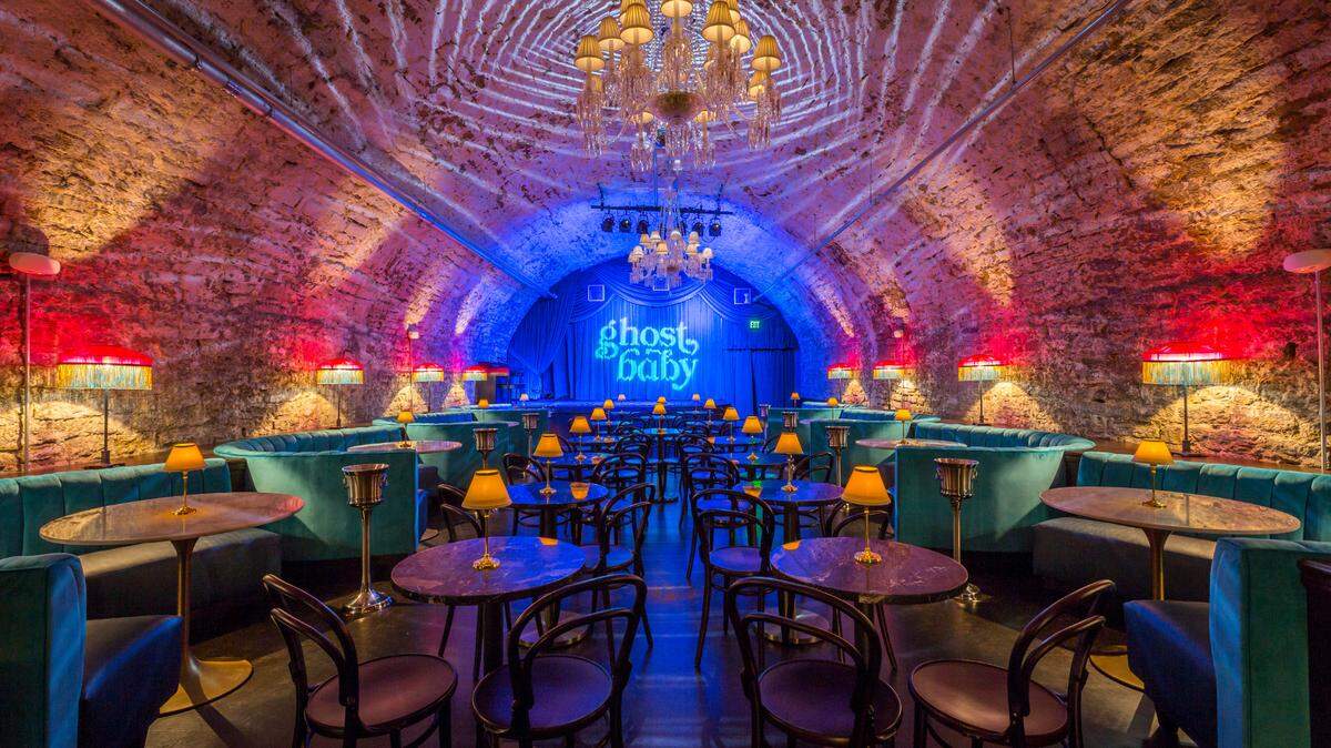 Ghost Baby is a speakeasy hidden in a lager tunnel in Cincinnati.