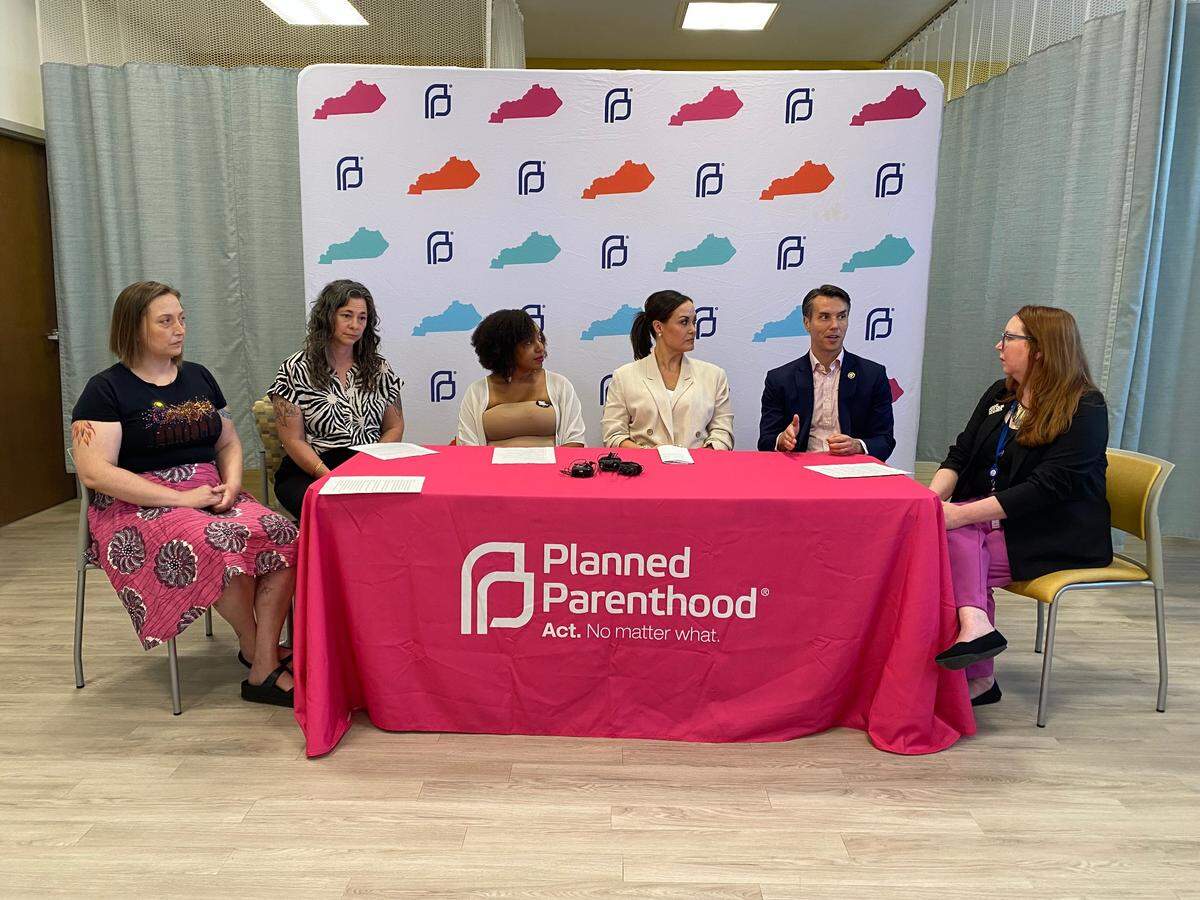 Kentucky Lt. Gov. Jacqueline Coleman and U.S. Rep. Morgan McGarvey, both Democrats, were joined by staff and patients at Planned Parenthood Monday, June 2 to talk about the impact of the federal bill to slash Medicaid funding.