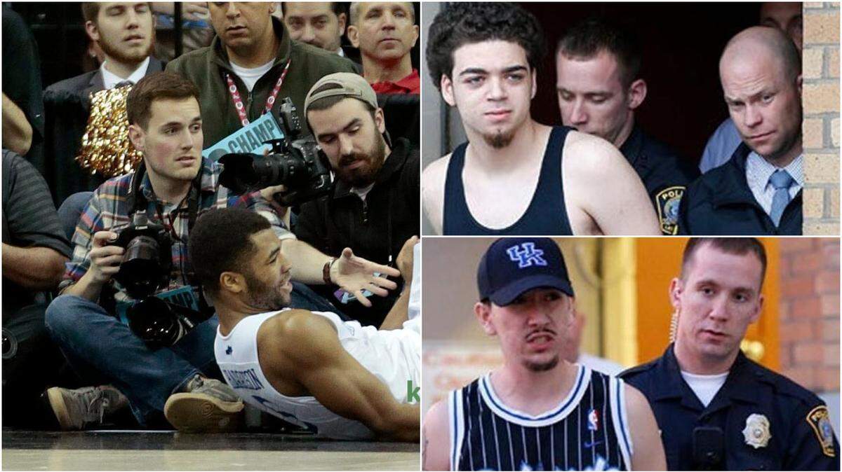 Justin D. Smith (top right) and Efrain Diaz Jr. (bottom right) pleaded guilty Thursday for their involvement in a robbery which ended in Jonathan Krueger (left) being shot and killed. A third suspect, Roman Gonzalez, pleaded guilty to murder in the case.