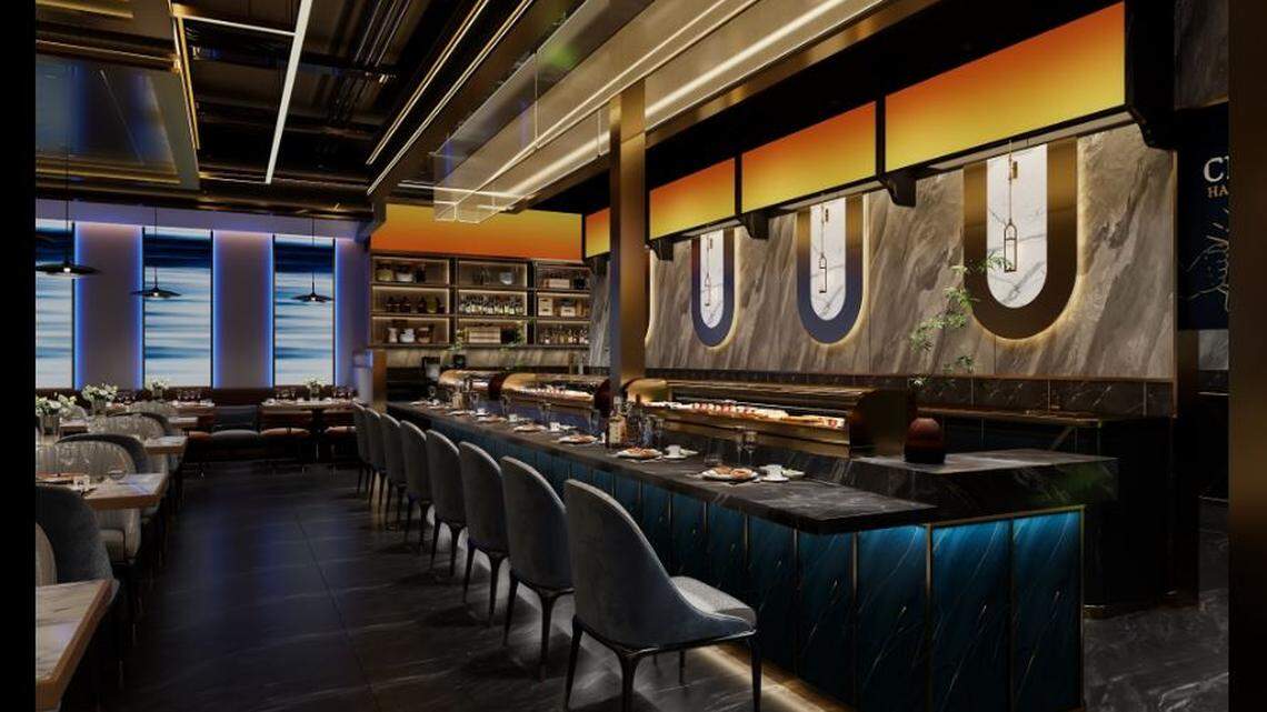 A rendering of how the new Osaka Japanese Restaurant in Great Acres will look when it’s ready to open later this year.