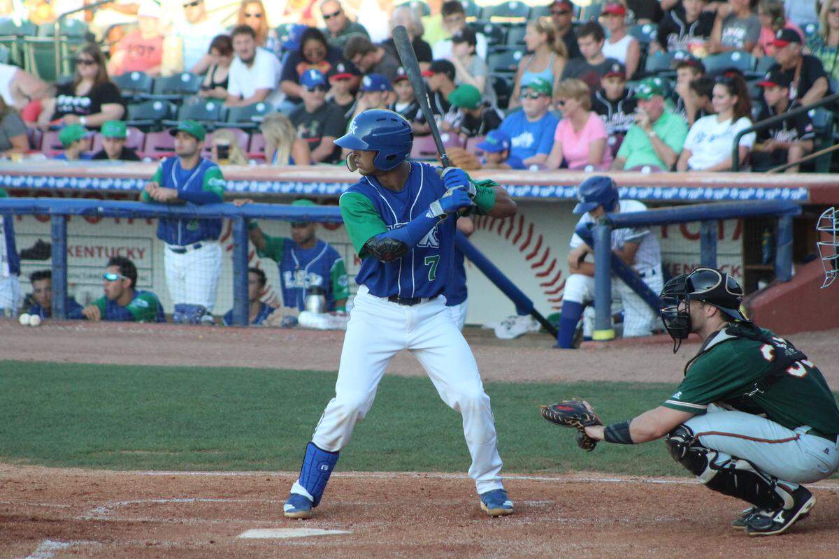 Catcher MJ Melendez is second on the Legends with 14 home runs this season. He also has 17 doubles, six triples and a team-leading 52 RBI.