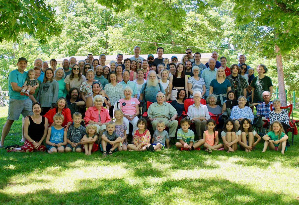 Virginia Bell’s entire family held a reunion at Carter Caves State Park to celebrate her 100th birthday.