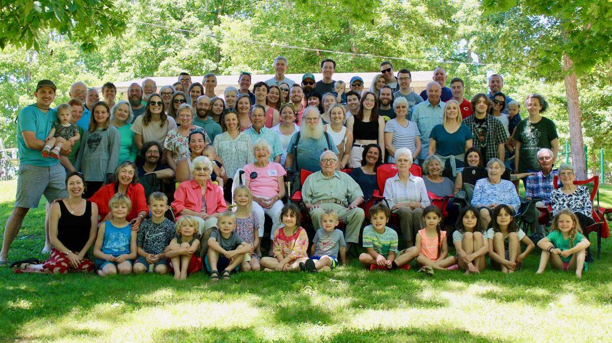 Virginia Bell’s entire family held a reunion at Carter Caves State Park to celebrate her 100th birthday.