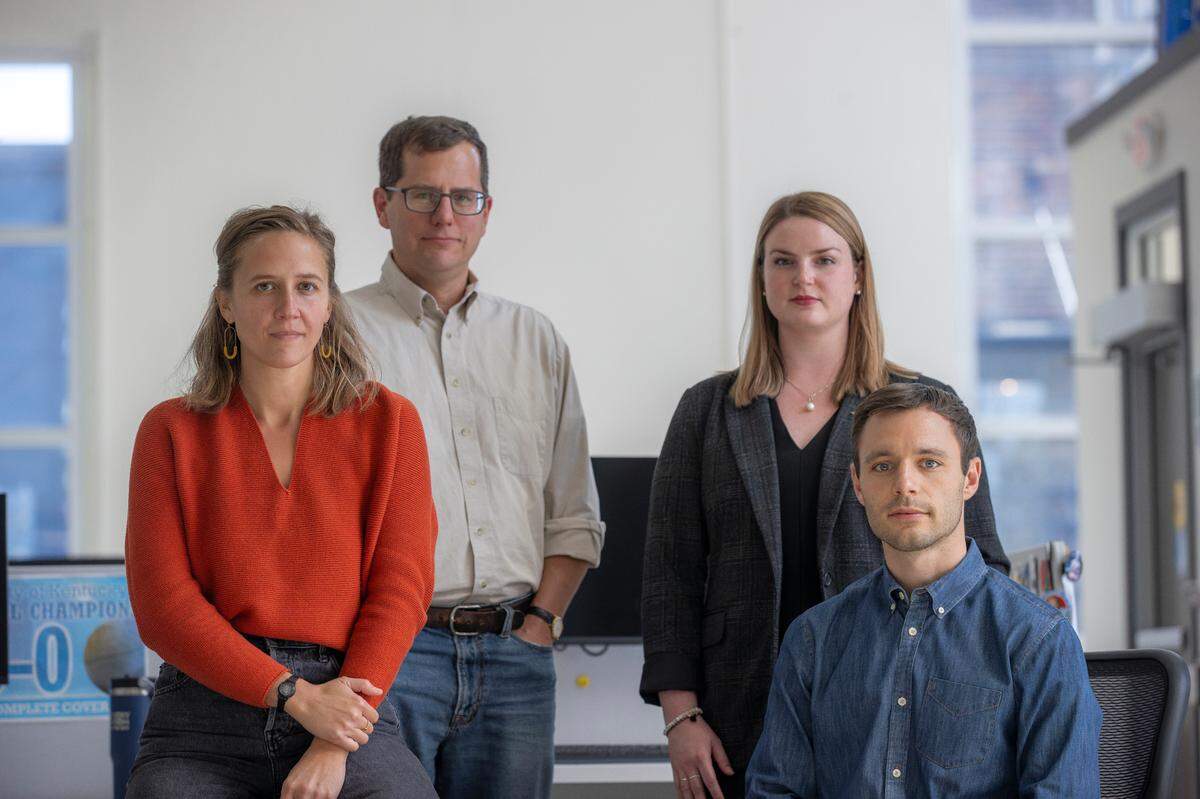 The Herald-Leader’s Bluegrass Politics team is comprised of politics and health reporter Alex Acquisto, accountability reporter John Cheves, politics and public affairs editor Tessa Duvall and senior political reporter Austin Horn.
