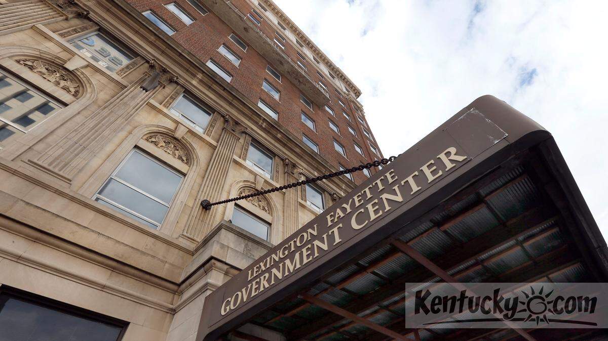 The Lexington-Fayette Urban County Government Center, 200 East Main St., in Lexington, Ky., Tuesday, November, 5, 2013. The city of Lexington wants to sell the Government Center and other downtown buildings to build a new government center. The current Government Center is housed in a historic hotel. Photo by Charles Bertram | Staff