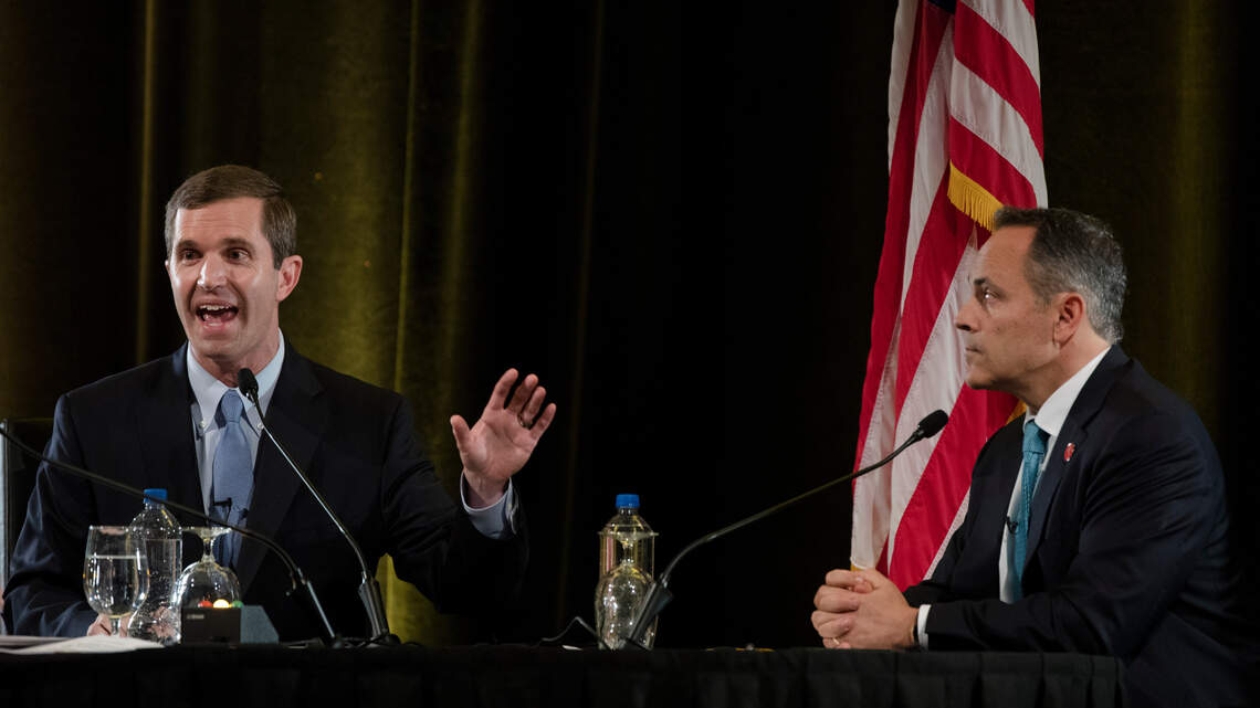 Andy Beshear says Matt Bevin’s arrest shows no one is above the law in Kentucky