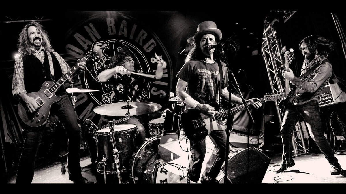 Warner E. Hodges, Mauro Magellan, Dan Baird and Sean Savacool ar Dan Baird & Homemade Sin.