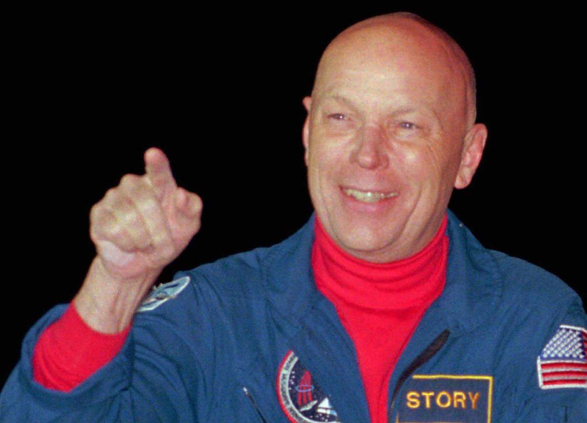 Story Musgrave, who earned a master’s degree from UK, is a veteran of six NASA space missions.