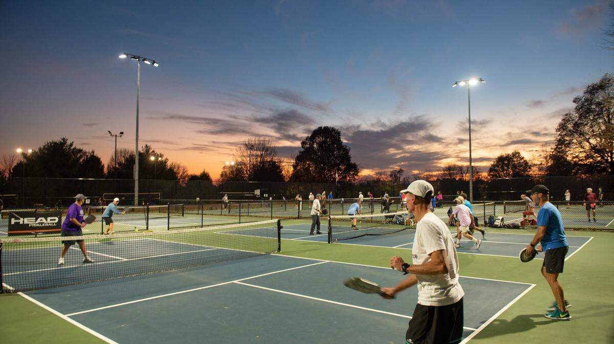 Pickleball at Kirklivington Park Nov. 4, 2022.