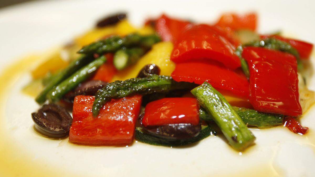 Mixed vegetables at Casanova in Lexington. Photo by Matt Goins