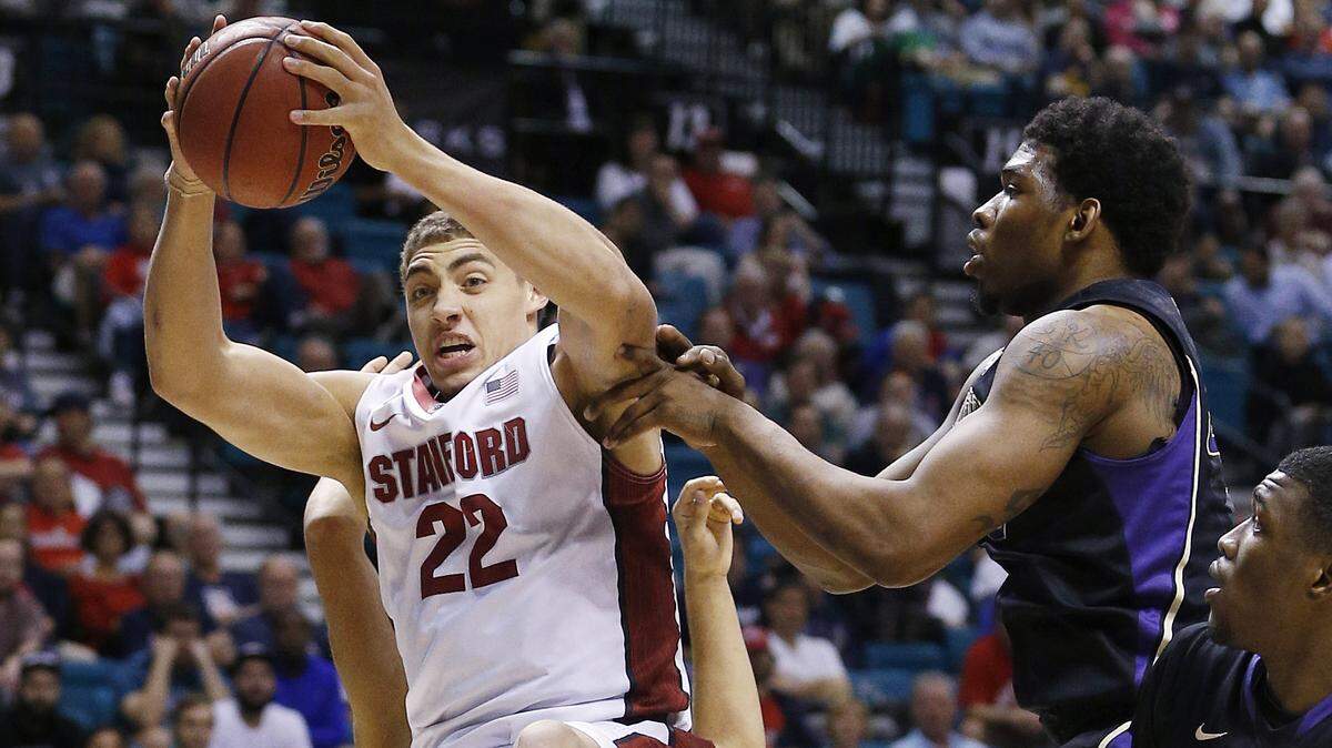 Stanford's Reid Travis (22) is reportedly leaving the Cardinal as a graduate transfer and could be coming to Kentucky.