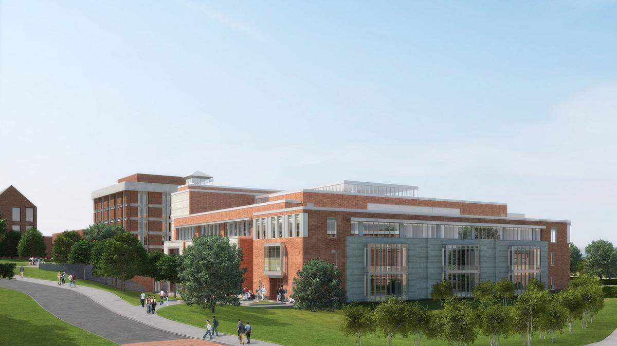 This rendering shows architect Robert A.M. Stern's design for the $65 million renovation and expansion of the Gatton College of Business and Economics at UK. It should be finished in 2016.  