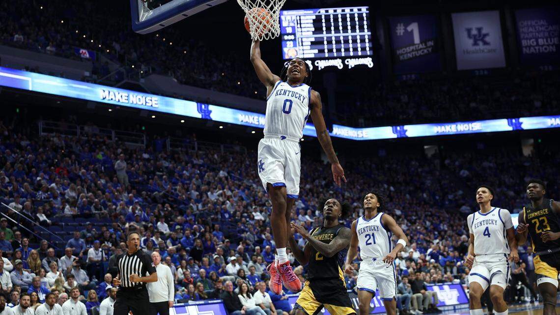 Kentucky basketball digs out of double-digit hole to beat lowly rated Texas A&M-Commerce