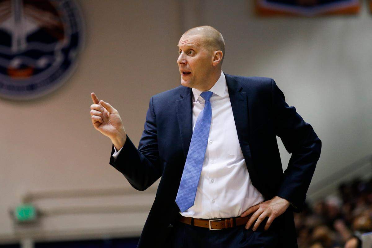 Mark Pope, who played with Jeff Sheppard on UK’s 1996 national championship team, is now the head coach at Brigham Young.