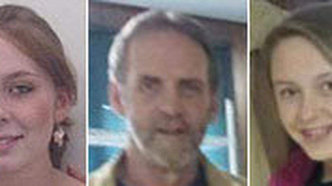 Caitlin Cornett, left, Jackie Cornett, center, and Taylor Cornett