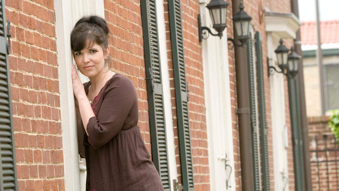 Laurie Genet Preston will play the title role in Belle Brezing, a play written by Margaret Price and presented by Actors Guild of Lexington. The house above is one of Brezing's former homes on Upper Street. Preston said she was eager to play the role.