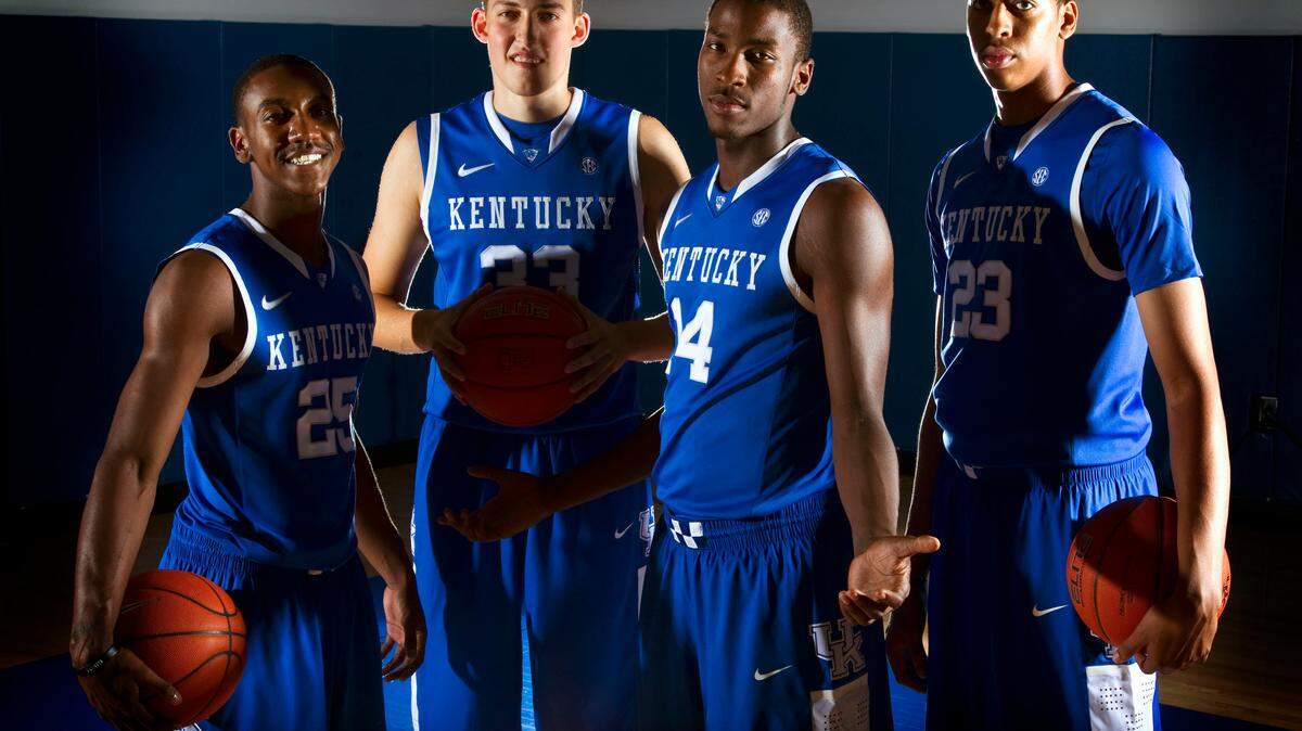 Marquis Teague, Kyle Wiltjer, Michael Kidd-Gilchrist and Anthony Davis give Kentucky four freshmen among the team's top seven players.  