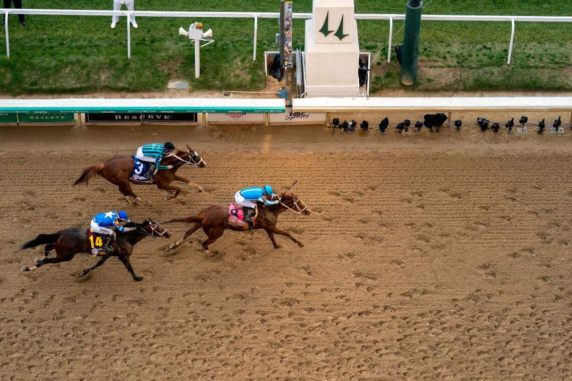 Mage wins the Kentucky Derby on Saturday May 6, 2023 in Louisville, Ky.