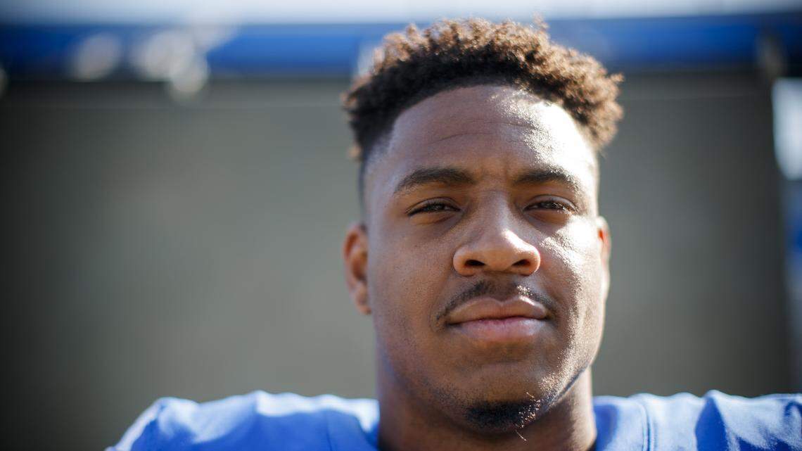 He played Big Ten basketball. Now he plays SEC football. Can he be a factor for UK?
