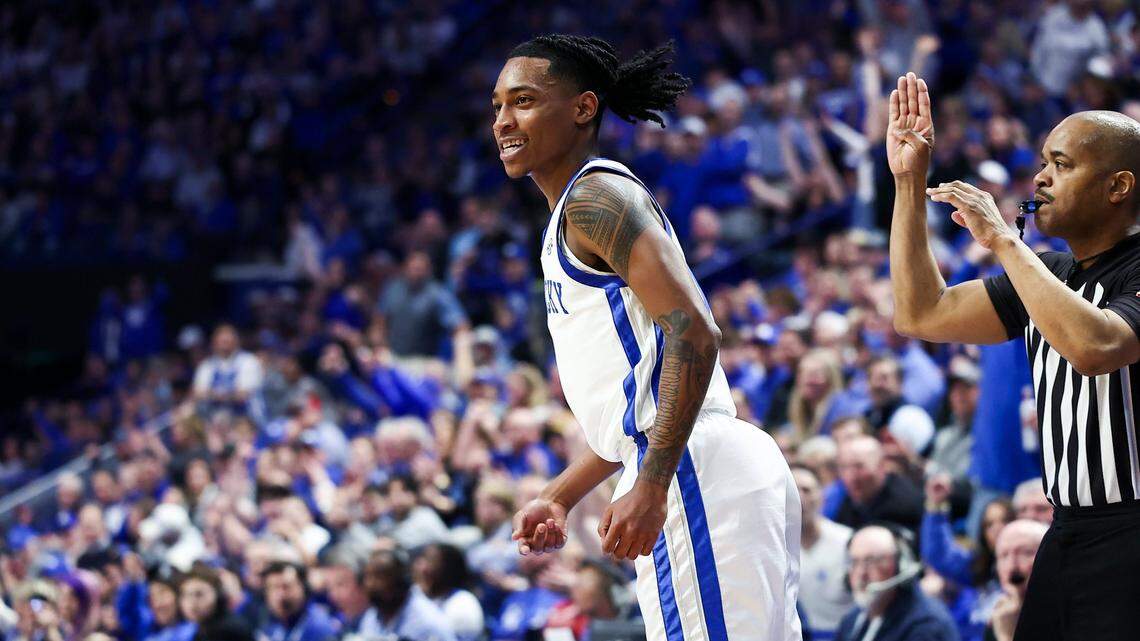 Kentucky starts slow, but Rob Dillingham delivers again in Senior Night win over Vandy