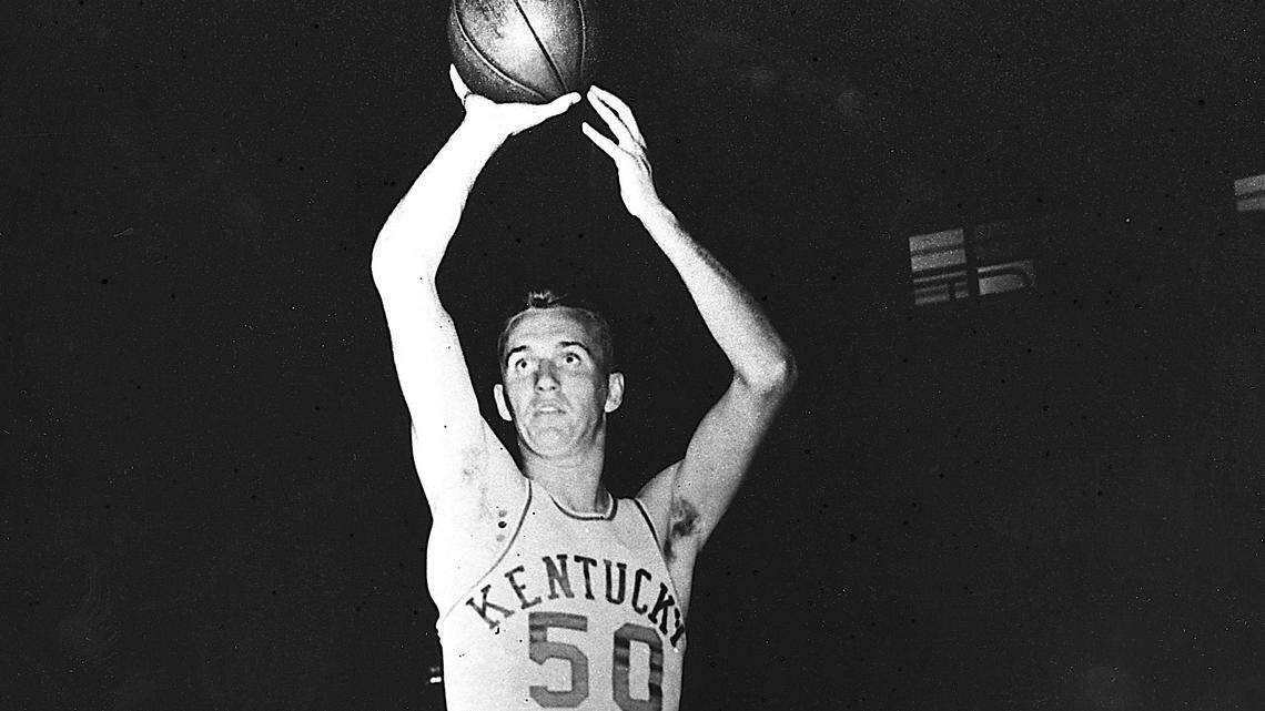 Bob Burrow played just two seasons for Kentucky (1954-56), but averaged more than 20 points per game and earned All-America honors in both. Burrow died Thursday at age 84 in Franklin, Tenn.
