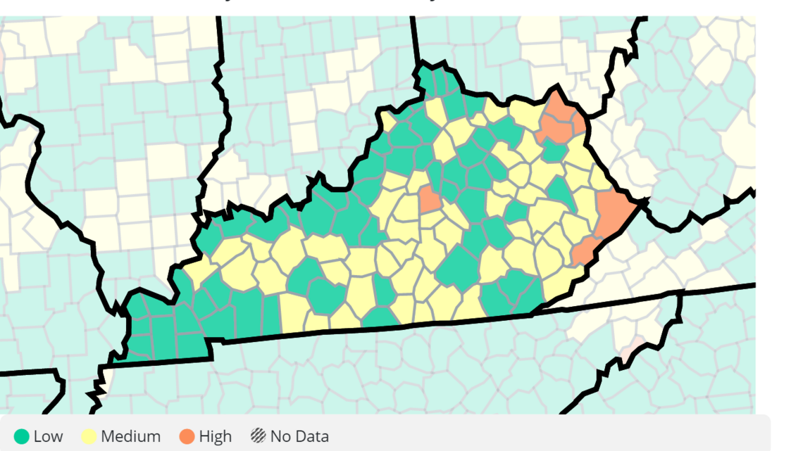Fayette County at low community level. Here’s the CDC’s Oct. 27 COVID-19 update
