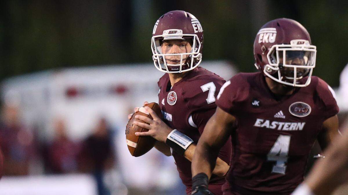 Tim Boyle played one season at EKU in 2017 after transferring from the University of Connecticut. Now, he’ll start at quarterback for the New York Jets.