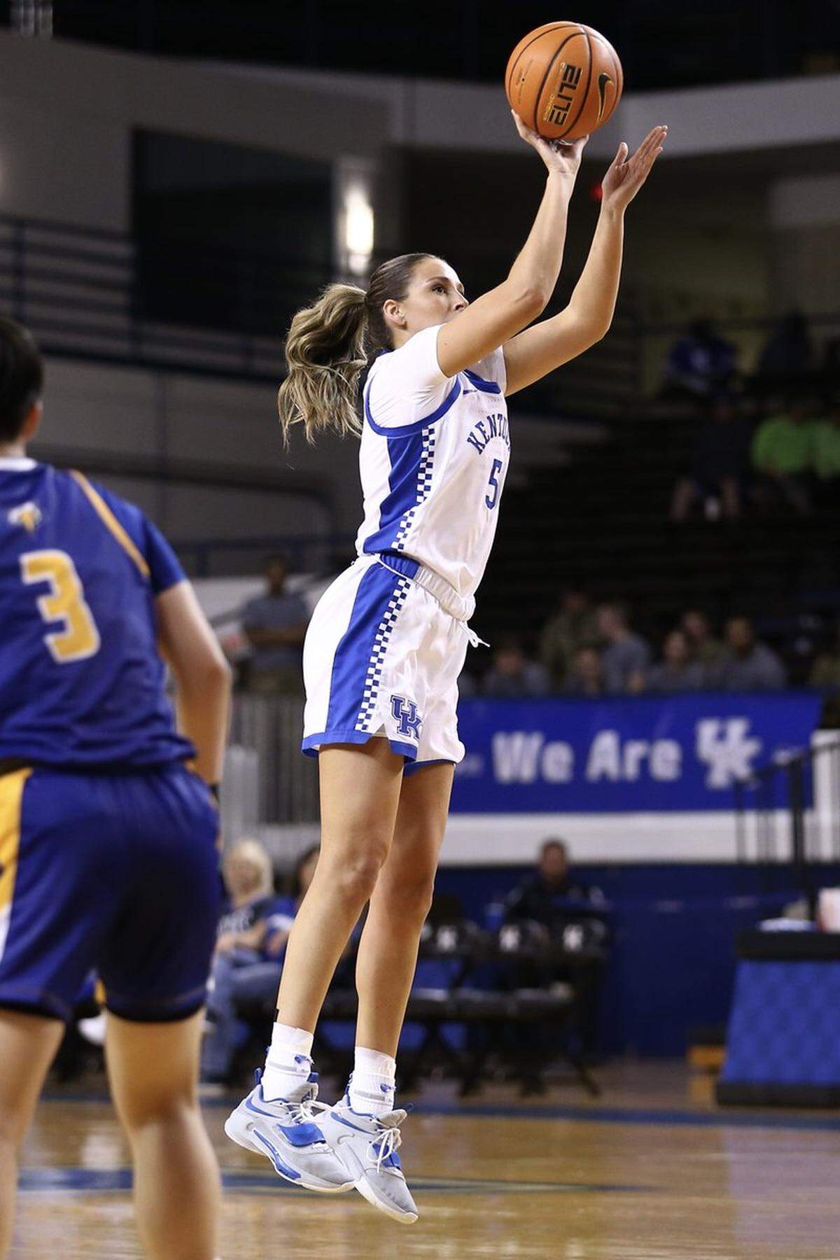 Kentucky’s Blair Green was one of three Wildcats to score in double figures on Friday night, with 13 points.