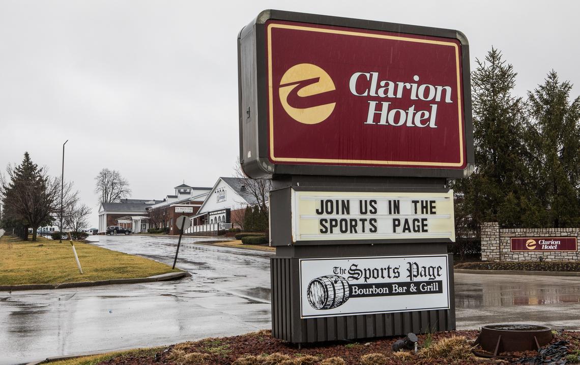 Clarion Hotel, 1950 Newtown Pike, is on probation after inspector found potentially hazardous food.