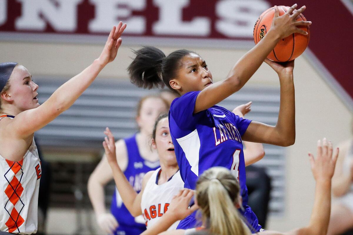 Lafayette’s Anaya Brown (4) has been voted player of the year in the 11th Region this season by the region’s coaches.