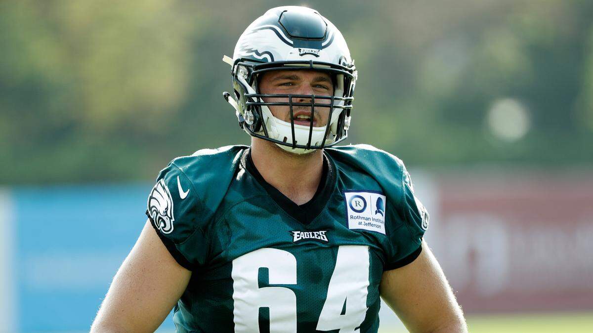 Former Kentucky center Jon Toth took part in the Philadelphia Eagles’ training camp on Aug. 7.