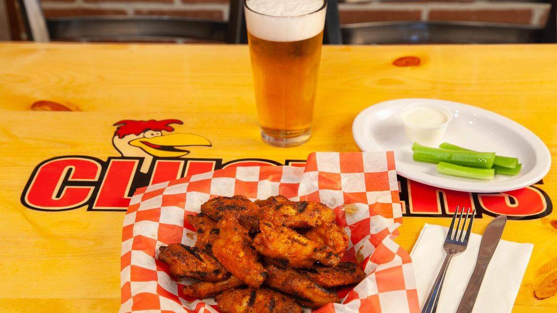 Cluckers, which is coming to Central Kentucky, serves a variety of chicken wings including these Tony style wings that are finished on the grill. You can get them in mild, hot and Hen hot.