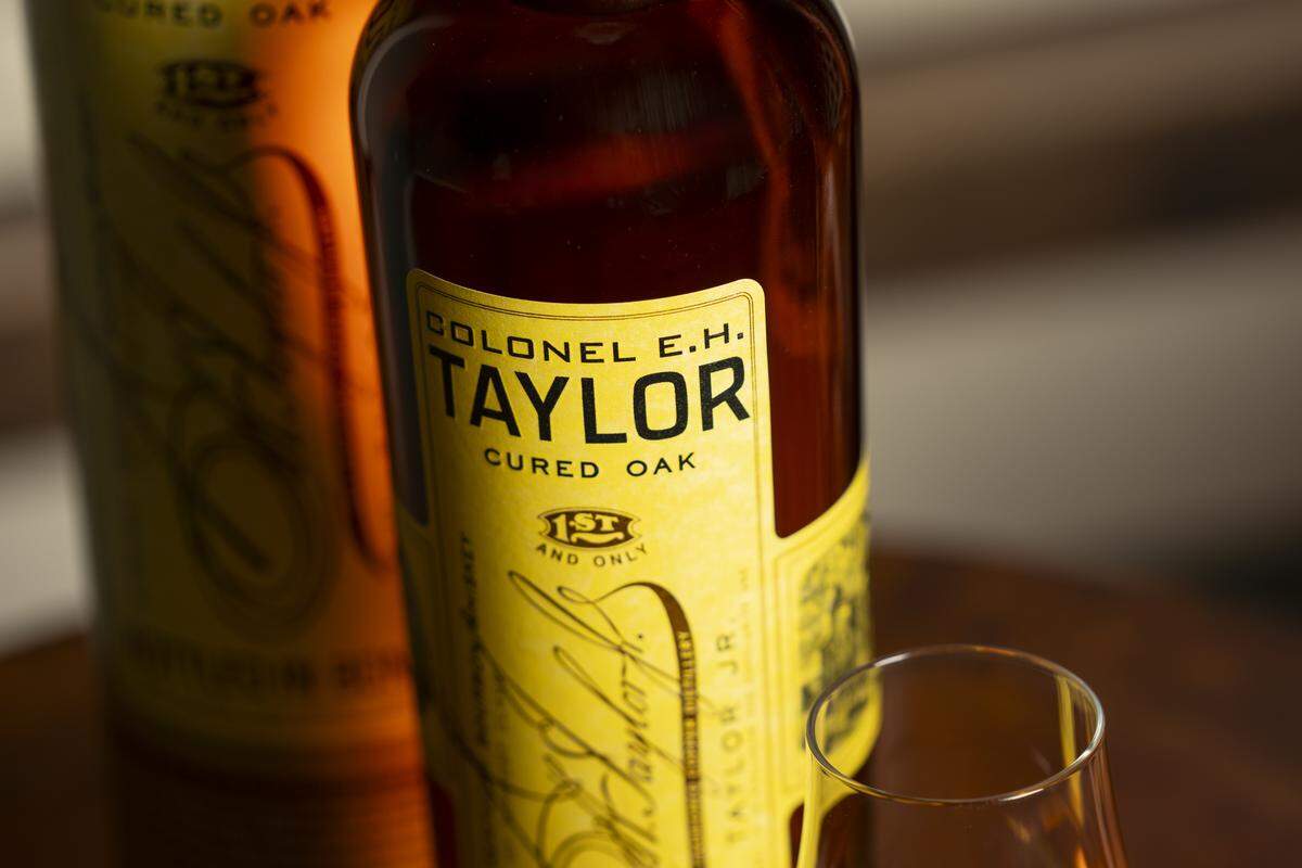 E.H. Taylor Jr. Cured Oak Bourbon was announced along with E.H. Taylor Jr. Four Grain ... Four Grain appeared in the Buffalo Trace Distillery gift shop on May 20. Cured Oak has been there ... yet.