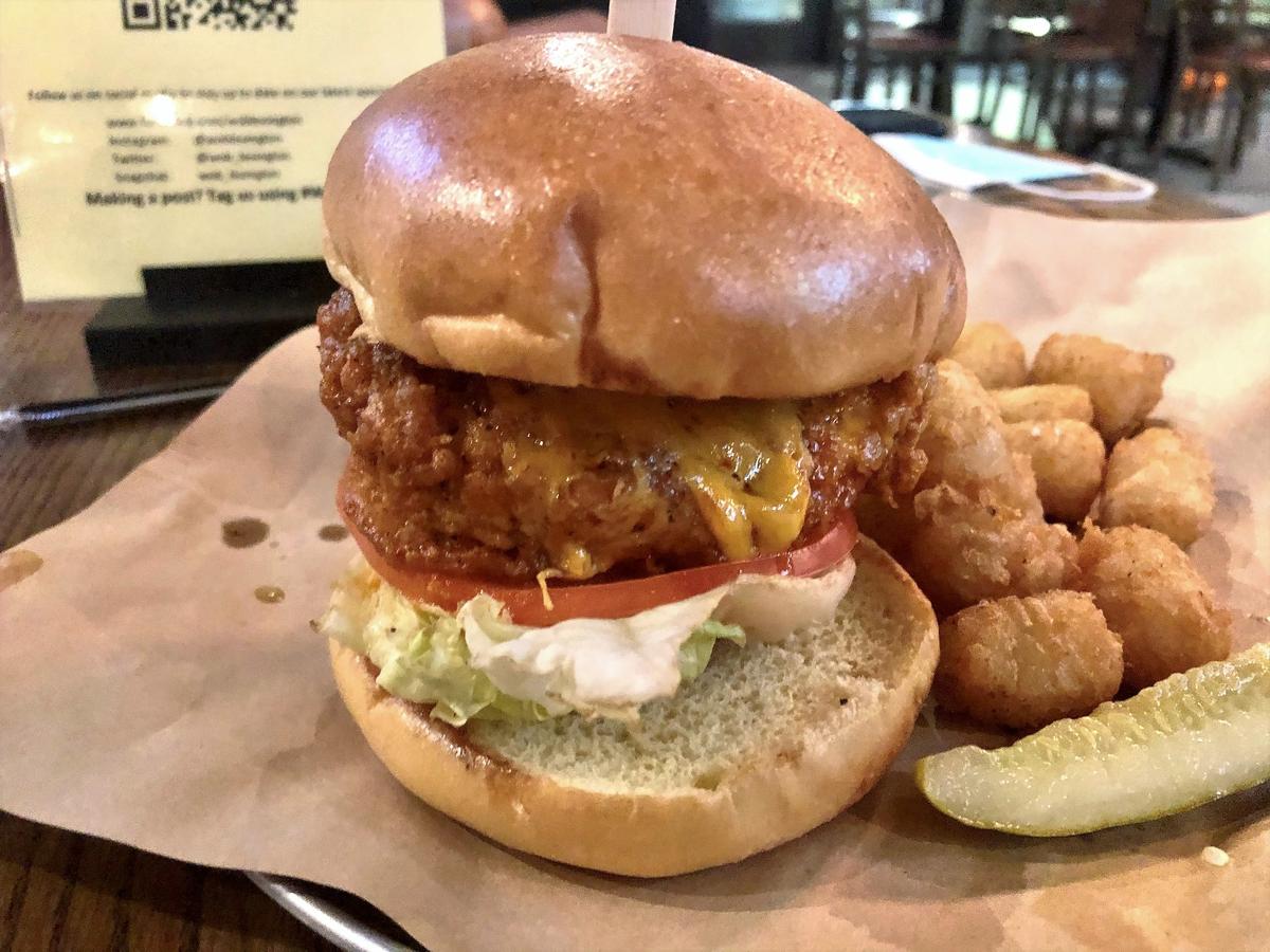 World of Beer’s Crispy Buffalo Chicken Sandwich