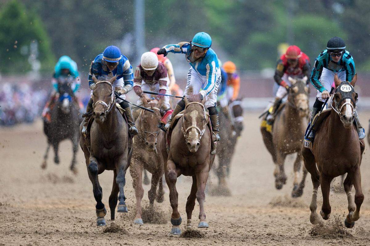 Mage, with Javier Castellano up, won the 149th Kentucky Derby on May 6 by 1 length over Two Phil’s.