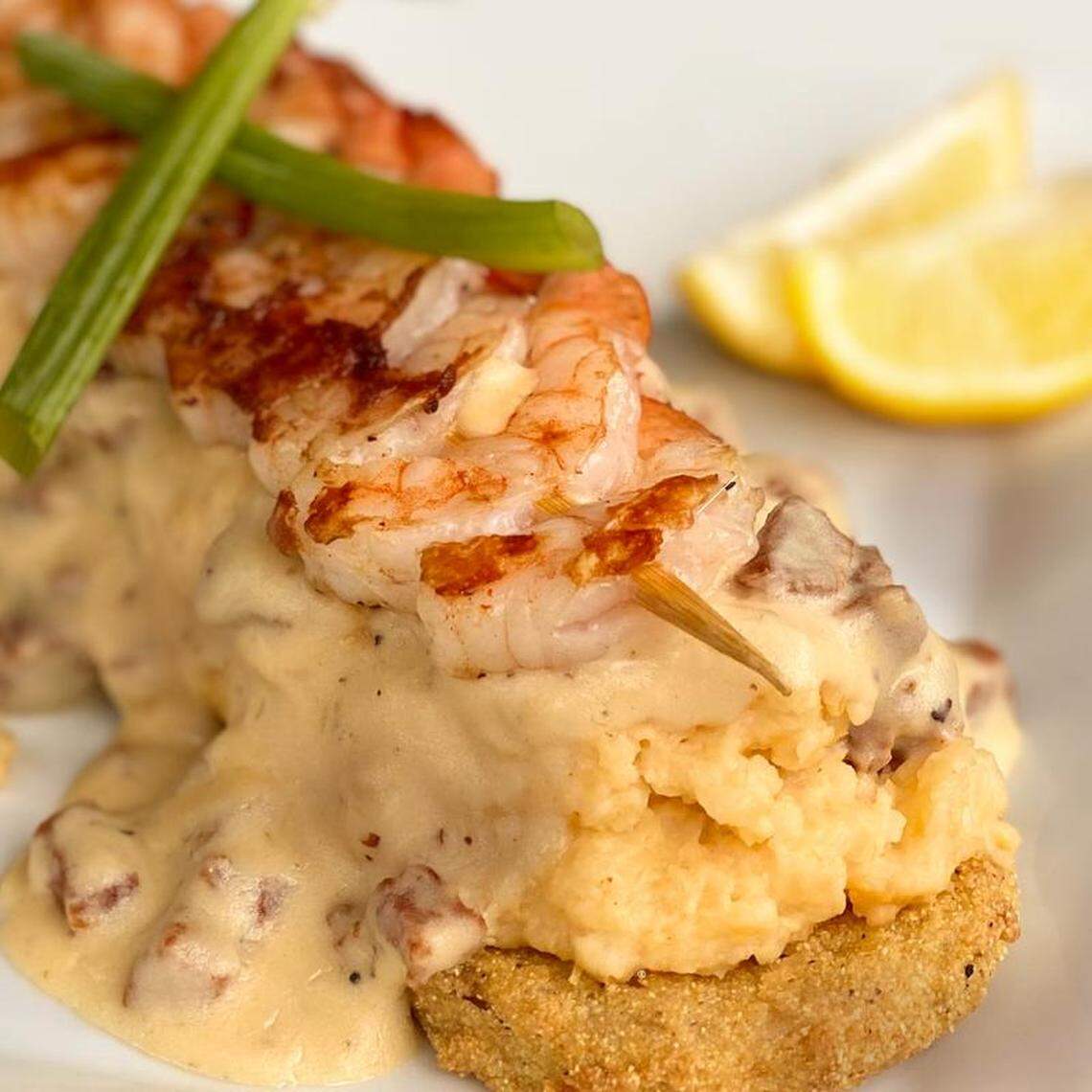 Hall’s on the River Shrimp & Grits