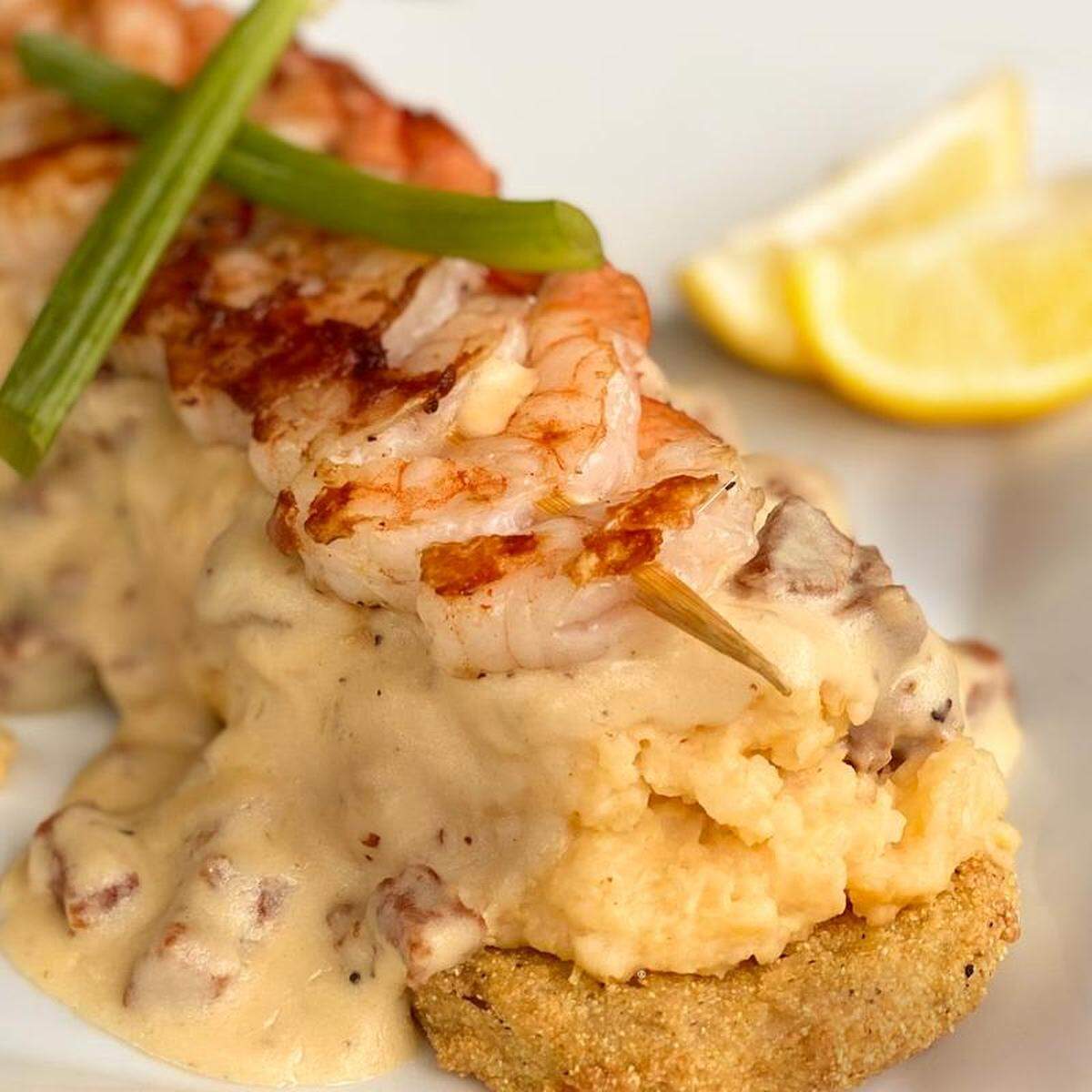 Hall’s on the River Shrimp & Grits