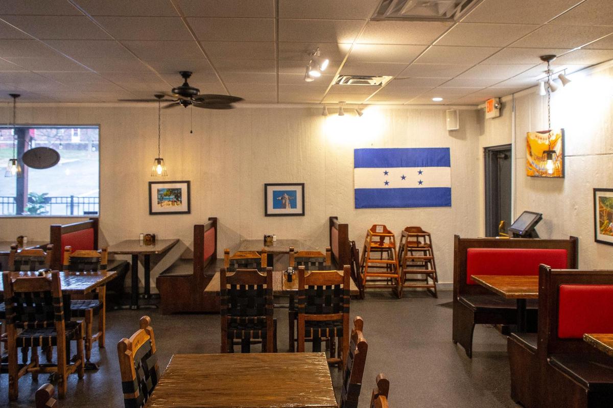 Mami Monchita’s offers traditional Honduran food. The restaurant is also decorated with art work, photos and maps of the country.