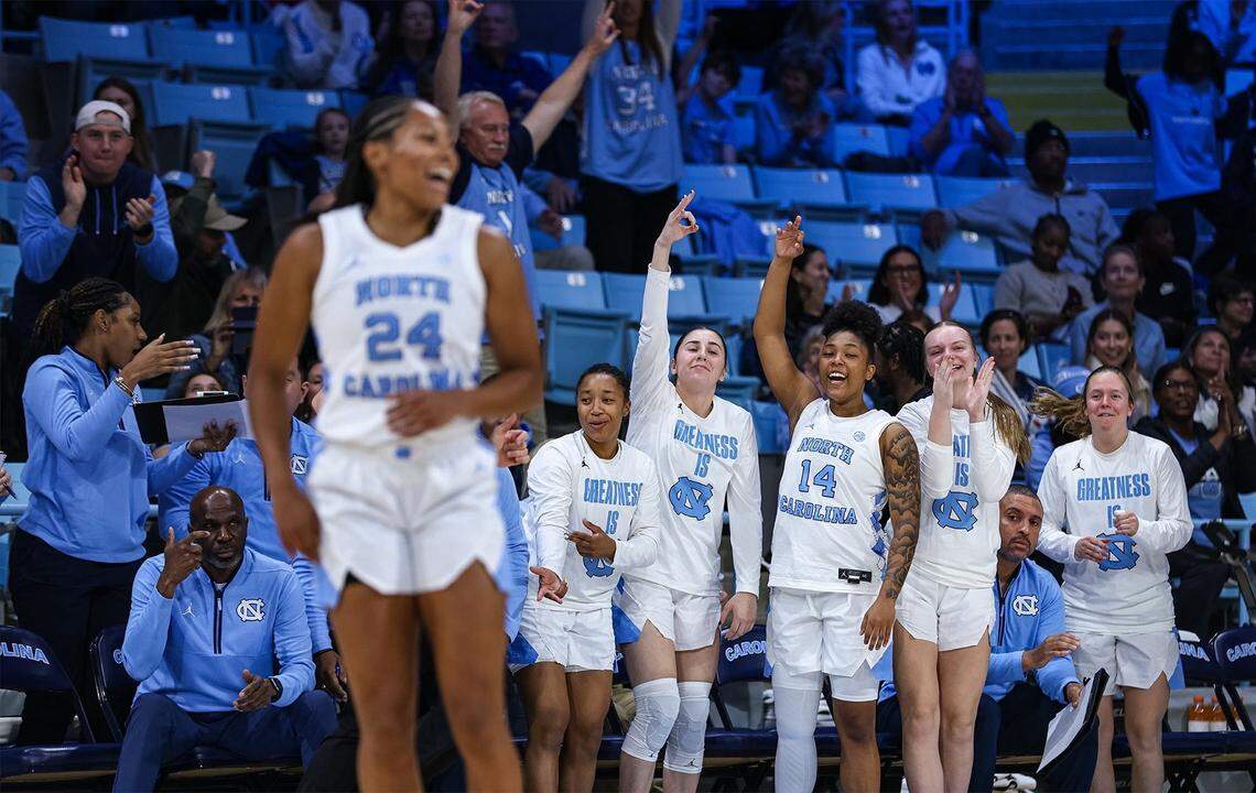 Sixteenth-ranked North Carolina led from start to finish during its SEC/ACC Challenge win in Chapel Hill on Thursday night.