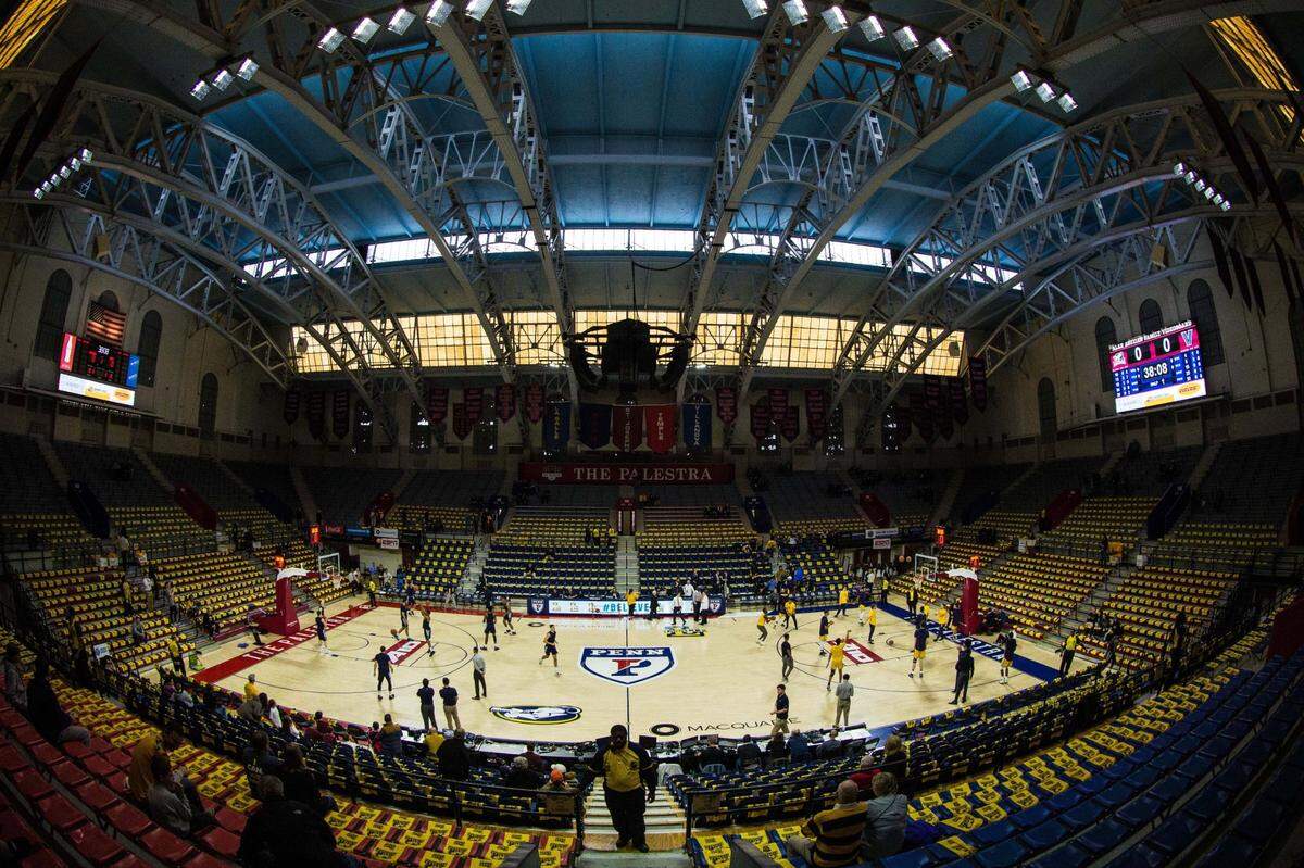 Dec 1, 2018; Philadelphia, PA, USA; General view of the Palestra before a gamebetween the Villanova Wildcats and the La Salle Explorers. Mandatory Credit: Bill Streicher-USA TODAY Sports