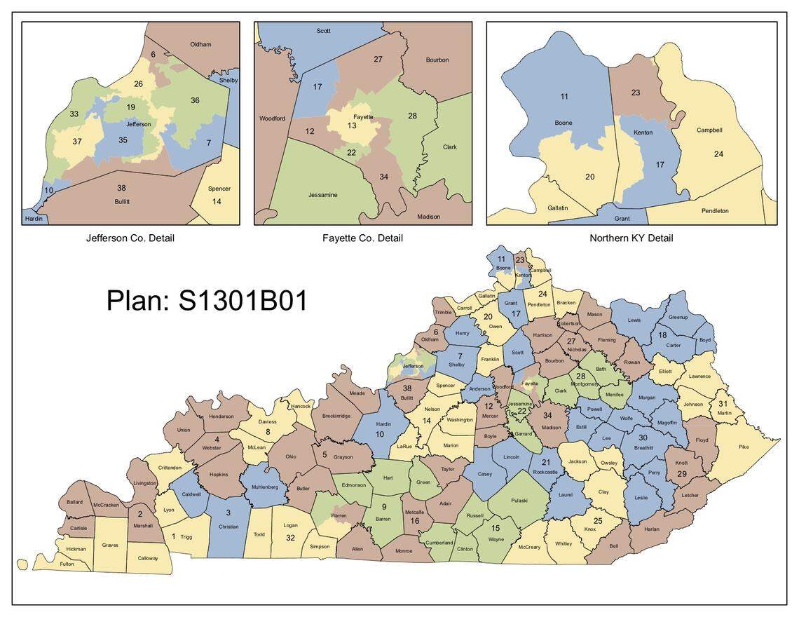 Senate Republican leadership released proposed maps for State Senate Districts Tuesday evening.