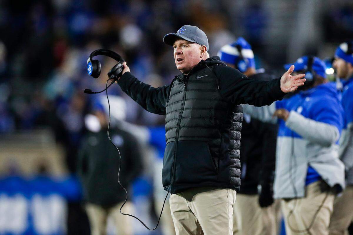 After starting his tenure as Kentucky football coach 12-26 overall and 4-21 in SEC games, Mark Stoops has gone 54-33 and 28-29 since.