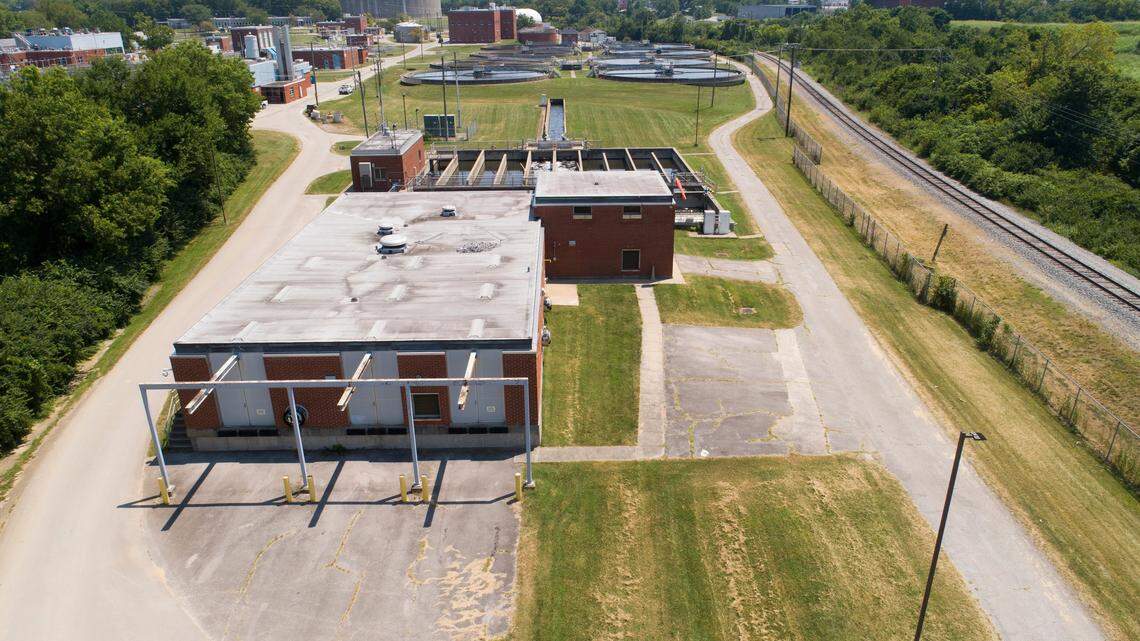 Chlorinator facility at the Town Branch Waste Water Treatment Plant July 27, 2021.