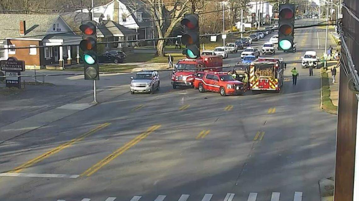 Almost all lanes of Nicholasville Road were blocked through rush hour traffic on Dec. 15 following a collision involving a pedestrian.