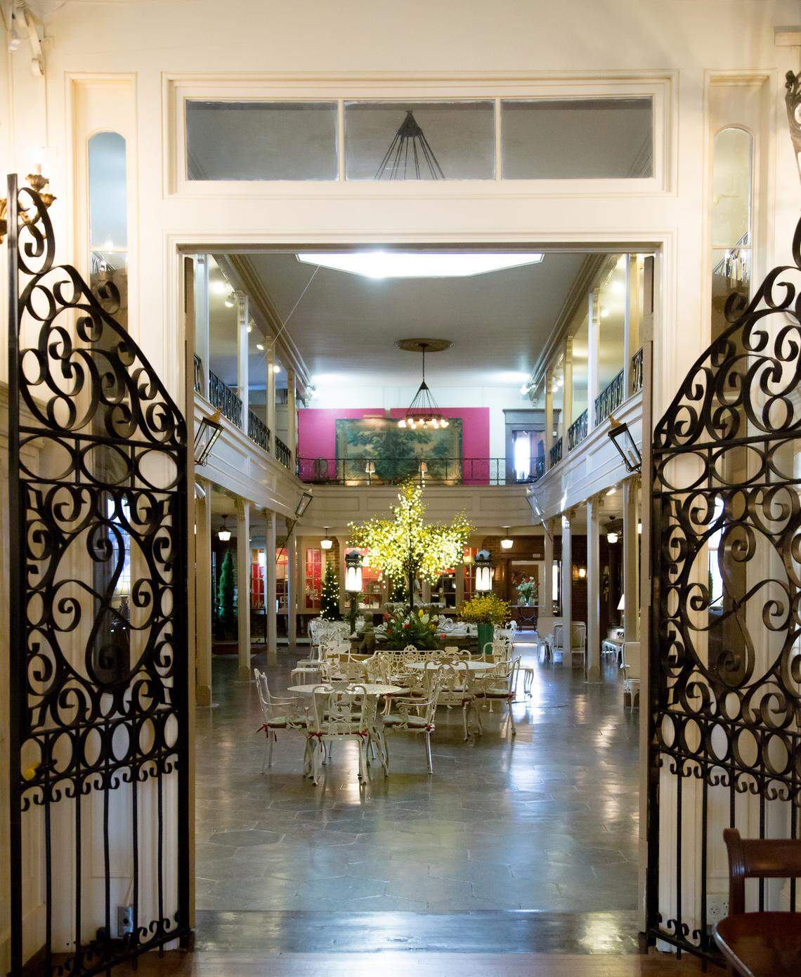 The Wakefield-Scearce Gallery, once the school chapel, is now a repository for one of the South’s finest collections of antique English furniture and silver.