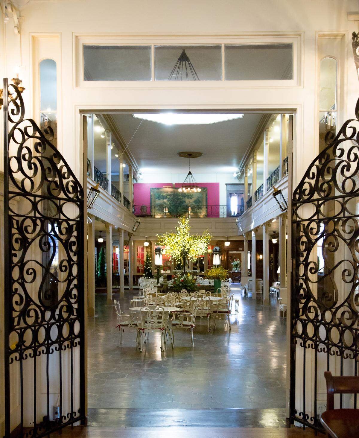The Wakefield-Scearce Gallery, once the school chapel, is now a repository for one of the South’s finest collections of antique English furniture and silver.