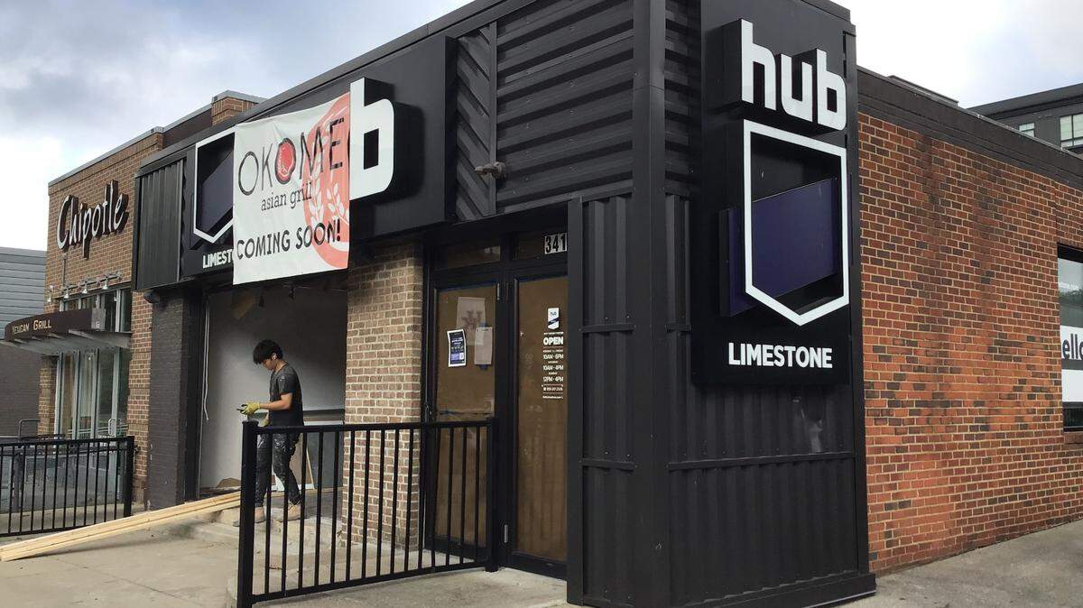 Okome Asian Grill will open where The Hub leasing office had been on South Limestone, next to Chipotle near the UK campus.
