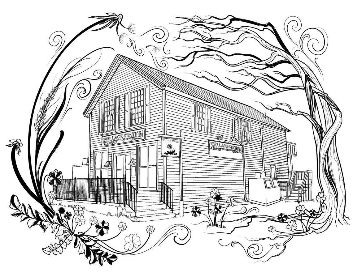 The cookbook includes recipes from favorites at Ouita Michel’s restaurants including Wallace Station.